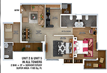 2/3 BHK Flat in Noida extension